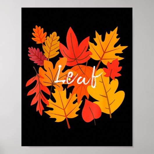 Funny Leaf Blower Fall Couple Halloween Costume Gi Poster (Vorne)