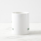 Funny "Leaf me allein!" Tasse (Mittel)