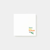 Funny Leaping Pickle Sorry Can't Pickleball Post-it Klebezettel (Vorderseite)