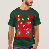Funny Lebbrot Cookie hässlich Weihnachtspulli T-Shirt (Vorderseite)