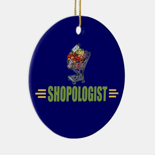 Funny Lebensmittelgeschäft Keramik Ornament (Rechts)