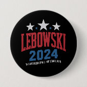 Funny Lebowski - Wahl 2024 Button (Vorderseite)