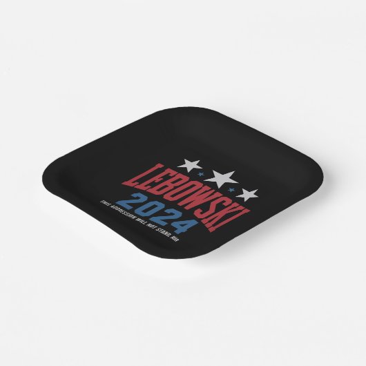 Funny Lebowski - Wahl 2024 Pappteller (Gewinkelt)