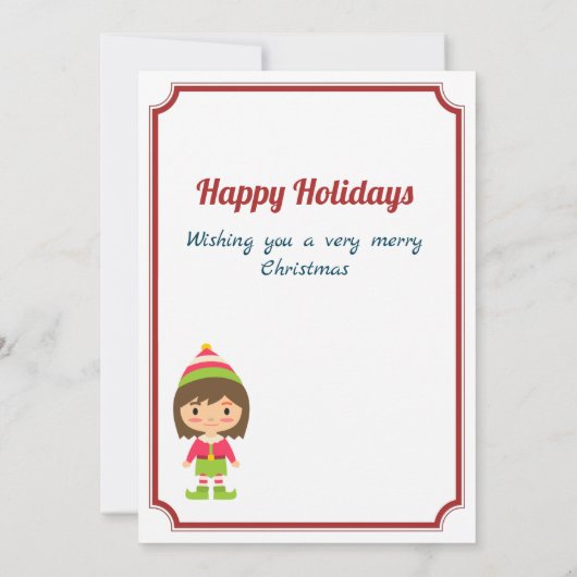 Funny Leckerei Yo's ELF Weihnachtsgeschenk Gutsche (Rückseite)