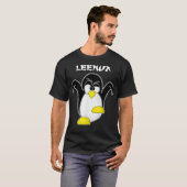 Funny Leenu Tu Linu Penguin Programmierer Entwickl T-Shirt (Vorne ganz)