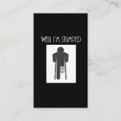 Funny Leg Amputation Erholung Amputive Visitenkarte (Vorderseite)