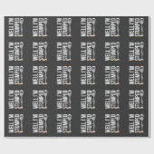 Funny Leg Amputee Prothese Spaß Geschenkpapier (Flach)