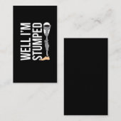 Funny Leg Amputee Prothese Spaß Visitenkarte (Vorne/Hinten)