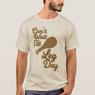 Funny Leg Day Erntedank Design T-Shirt