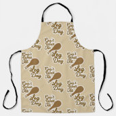 Funny Leg Day Pattern Erntedank Drumstick Joy Schürze (Vorderseite)