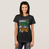 Funny Leg Prothese hatte früher viel Geld T-Shirt (Vorne ganz)