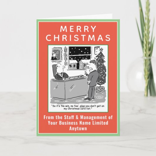 Funny Legal Theme mit QR Code Weihnachten (Vorderseite)