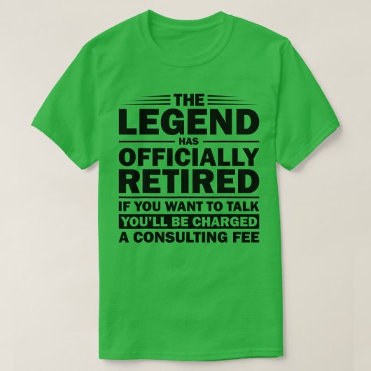 Funny Legend hat das Geschenk Retiree m T-Shirt (Design vorne)