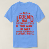 Funny Legend hat das Geschenk Retiree m T-Shirt (Design vorne)