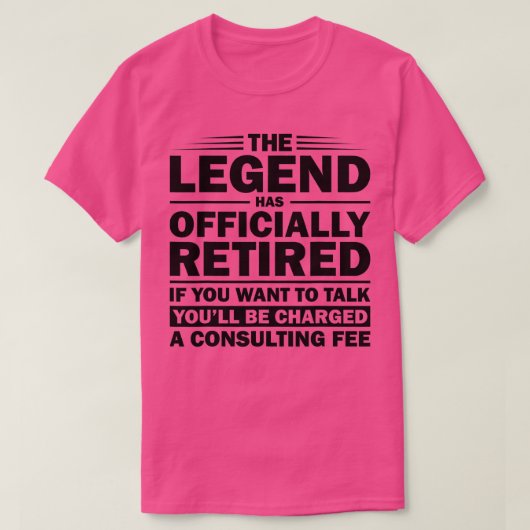 Funny Legend hat das Geschenk Retiree m T-Shirt (Design vorne)
