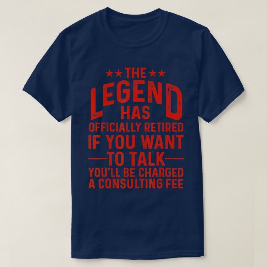 Funny Legend hat das Geschenk Retiree m T-Shirt (Design vorne)