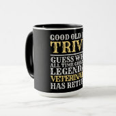 Funny Legendary Veterinary Rtirement T - Shirt Mu Tasse (Vorderseite Links)