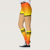 Funny Leggings mit Imitaten Shorts Socken (Links)