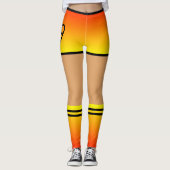 Funny Leggings mit Imitaten Shorts Socken (Vorderseite)