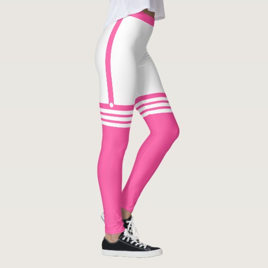 Funny Leggings mit über Kniesocken (Rechts)