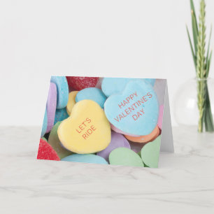 Funny lehnte Candy Hearts Valentine's Day Card ab Feiertagskarte