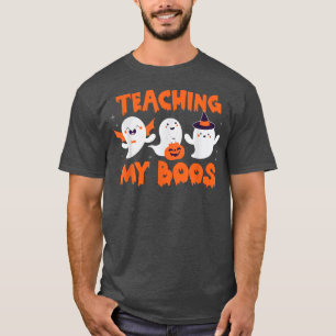 Funny lehren meine Boos Lehrer Ghost Halloween Cos T-Shirt