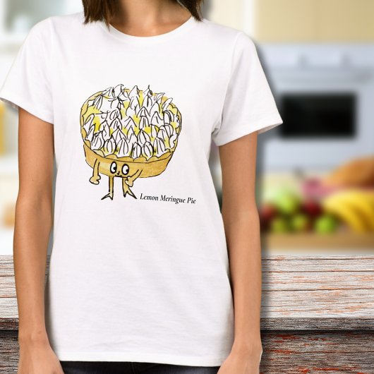Funny Lemon Meringue Pie Quirky Niedlich Dessert S T-Shirt