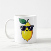 Funny Lemon Sunglasses Kaffeetasse (Links)