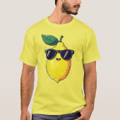 Funny Lemon Sunglasses T-Shirt (Vorderseite)