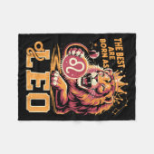 Funny Leo Birthday Quote Astrology Horoscope Gift  Fleecedecke (Vorderseite (Horizontal))