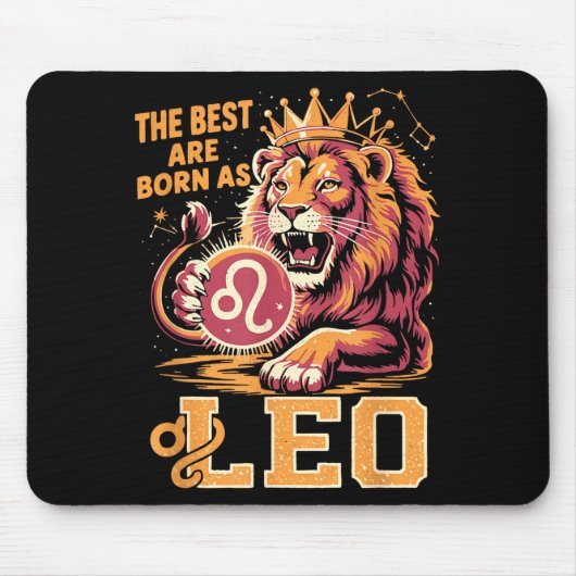 Funny Leo Birthday Quote Astrology Horoscope Gift Mousepad (Vorne)