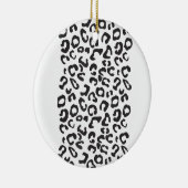 Funny Leopard Animal Keramik Ornament (Rechts)
