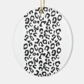 Funny Leopard Animal Keramik Ornament (Links)