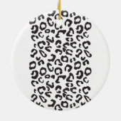 Funny Leopard Animal Keramik Ornament (Hinten)