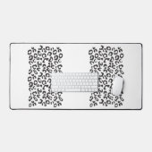 Funny Leopard Animal Schreibtischunterlage (Tastatur & Maus)