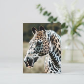 Funny Leopard Appaloosa Pferd Postkarte (Stehend Vorderseite)