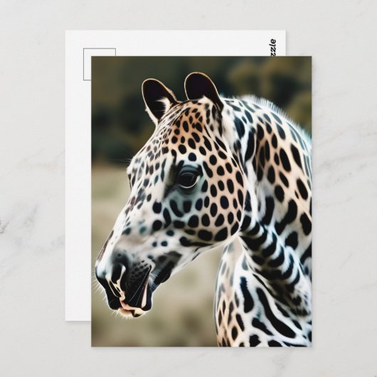 Funny Leopard Appaloosa Pferd Postkarte (Vorne/Hinten)