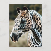 Funny Leopard Appaloosa Pferd Postkarte (Vorderseite)