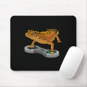 Funny Leopard Gecko Bearded Dragon Gift Kinder Coo Mousepad (Mit Mouse)