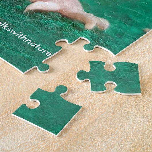 Funny Leopard Gecko lächelt für Paparazzi Puzzle (Seite)