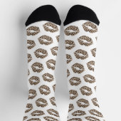 Funny Leopard Lips Socken (Oben)