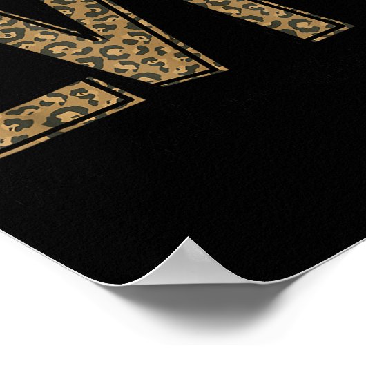 Funny Leopard Lvn Happy Licensed Vocational Nurse Poster (Ecke)