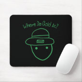 Funny Leprechaun Amateur Sketch Meme Irish St Patr Mousepad (Mit Mouse)