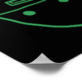 Funny Leprechaun Amateur Sketch Meme Irish St Patr Poster (Ecke)