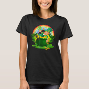 Funny Leprechaun Boys Girls Men Women St. Patty's T-Shirt