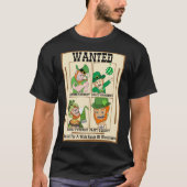 Funny Leprechaun Gewollt Poster T-Shirt (Vorderseite)