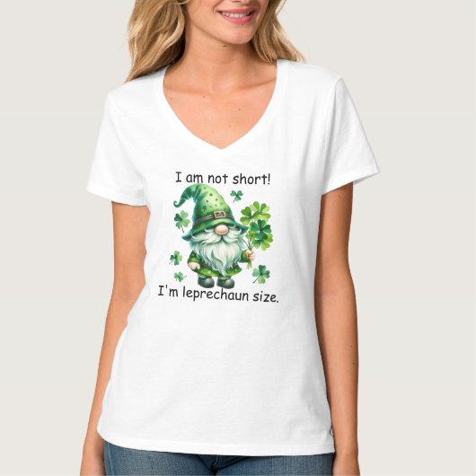 Funny Leprechaun Gnome T - Shirt (Vorderseite)