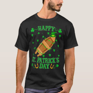Funny Leprechaun Hat Fischerboot St Patrick's Day T-Shirt