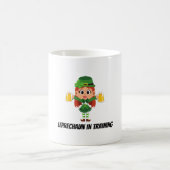 Funny Leprechaun Kaffeetasse (Mittel)