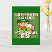 Funny Leprechaun Meme für St Patricks Day Karte (Gelbe Blume)